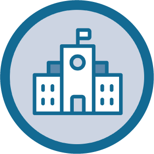 Icon to represent further and higher education 