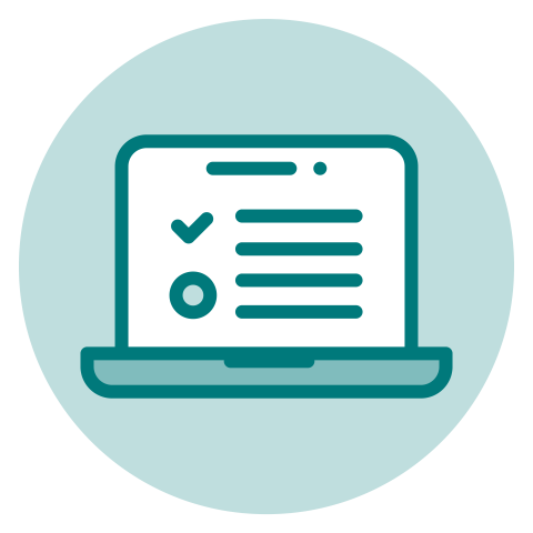 Image of a computer checklist